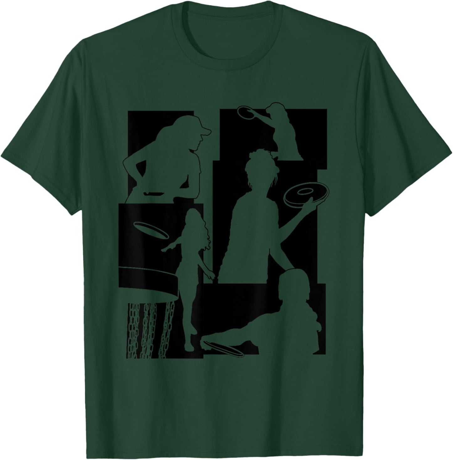 Funny Disc Golf Player Cool Flying Disk Sports Enthusiast T-Shirt - T-Shirt | Forest