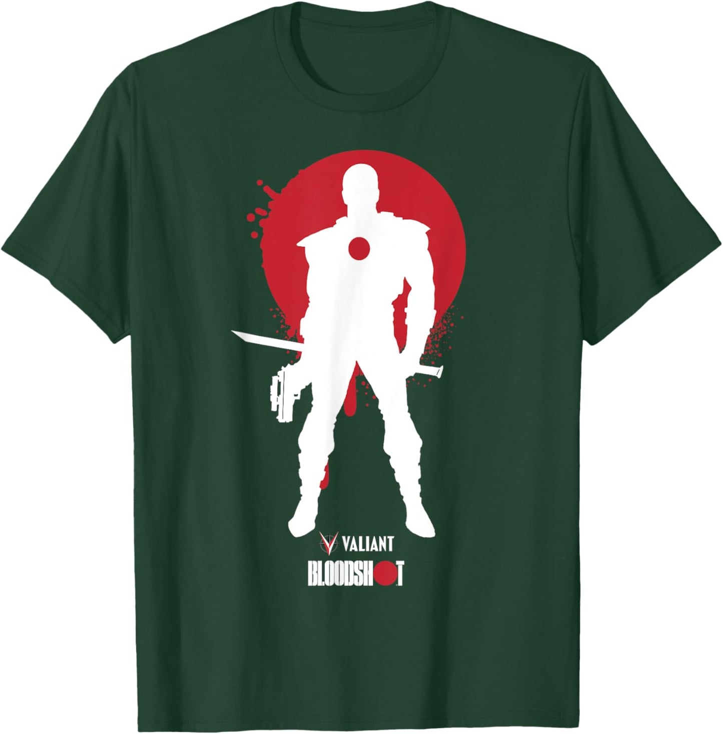 Valiant - Designs Bloodshot, a Digital Soldier T-Shirt - T-Shirt | Forest