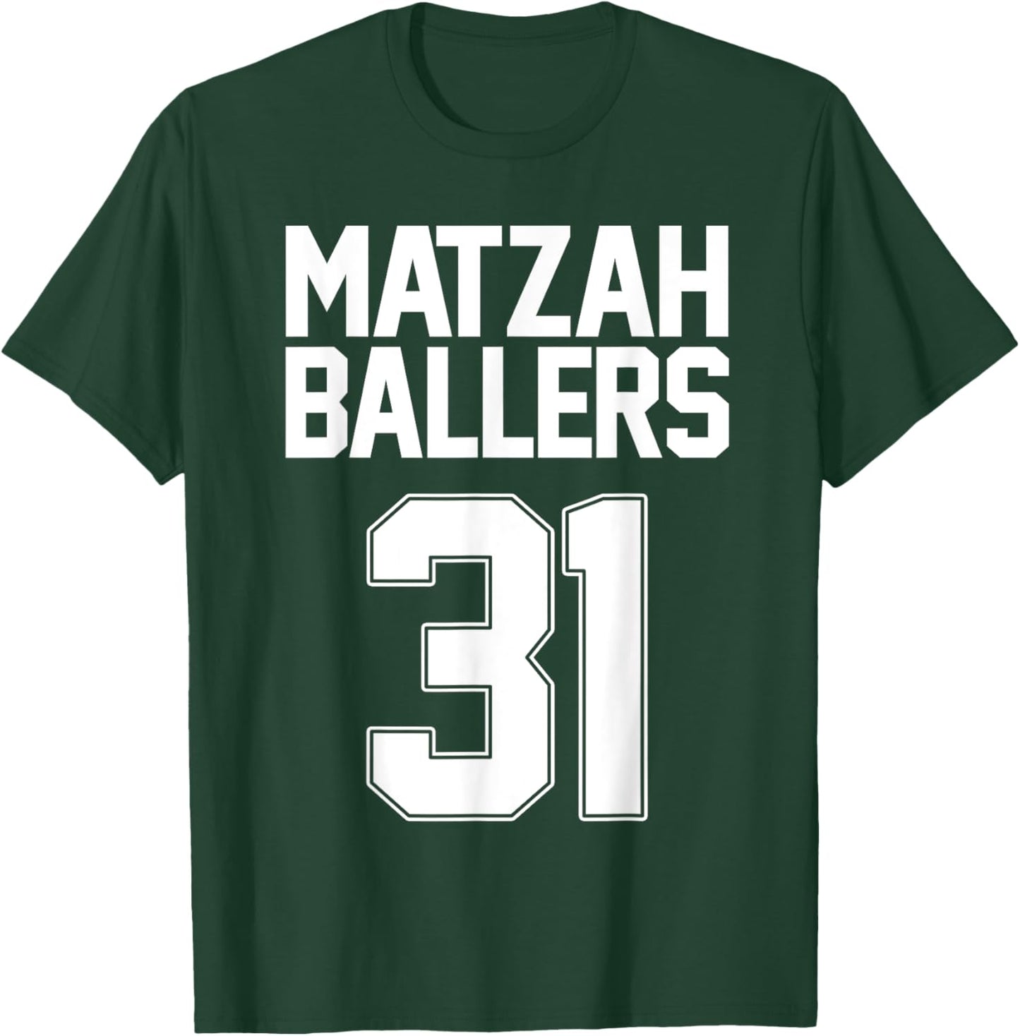 Matzah Baller 31 Funny Jewish Basketball Team Matzo Balls T-Shirt - T-Shirt | Forest