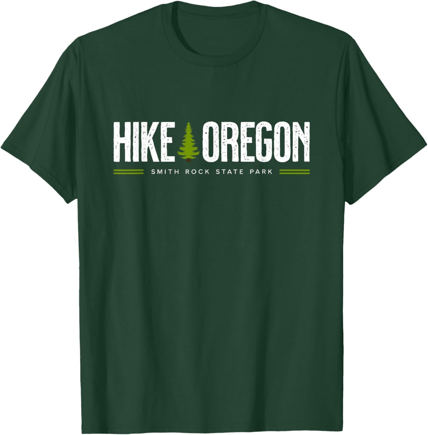 Oregon Smith Rock State Park Hike Tree Retro Graphic T-Shirt - T-Shirt | Forest