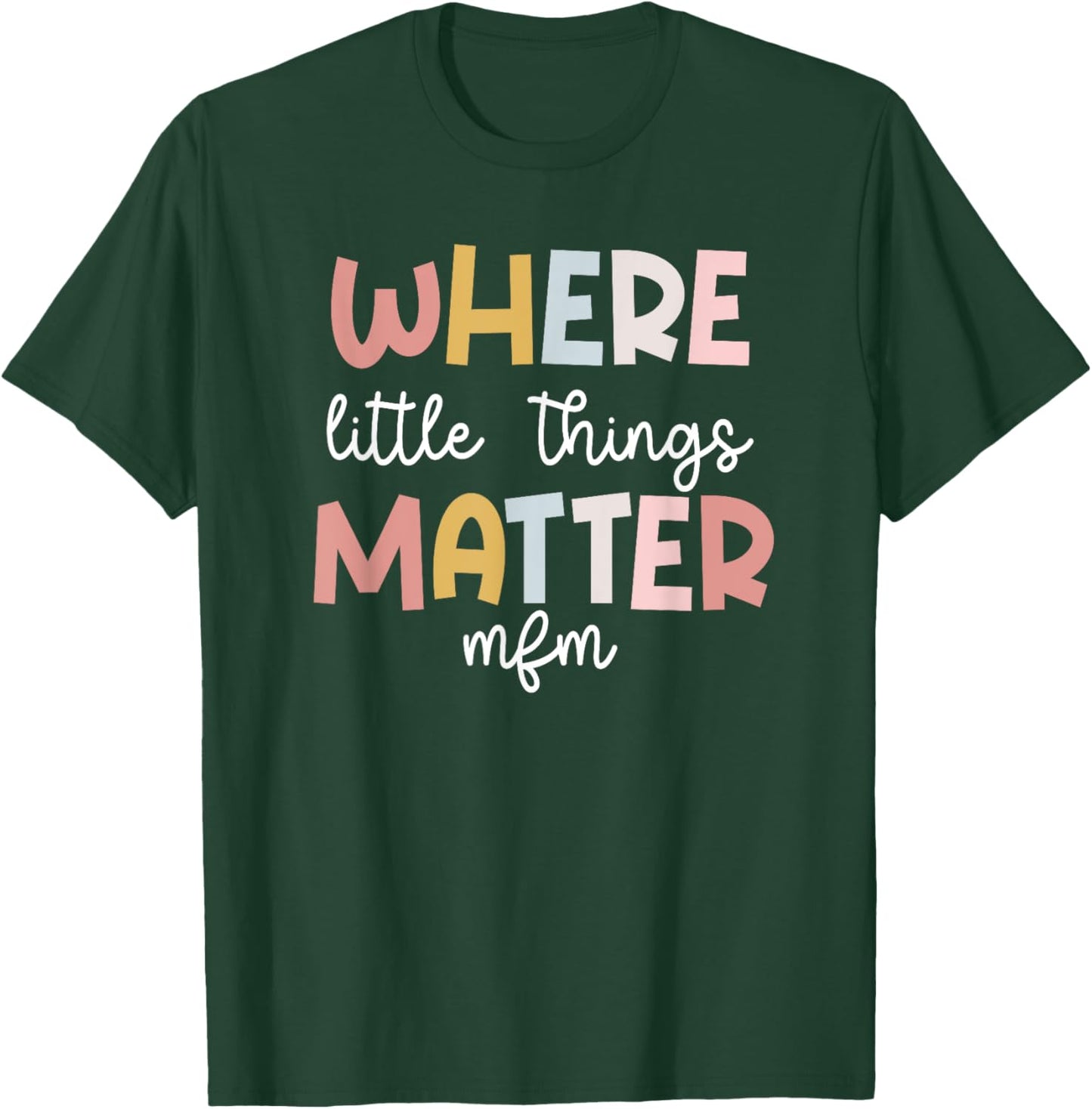 MFM Maternal Fetal Medicine MFM Nurse MFM Sonographer T-Shirt - T-Shirt | Forest
