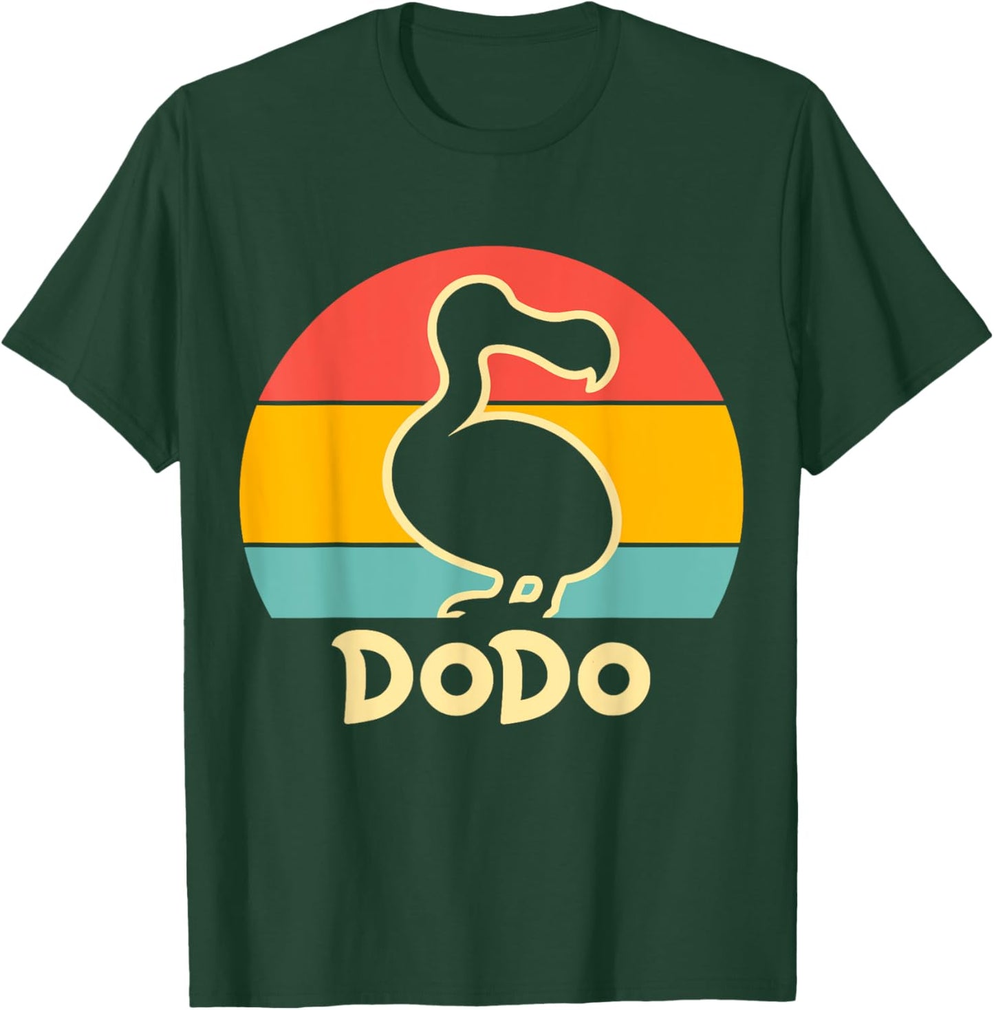 Retro Dodo Bird Animal T-Shirt - T-Shirt | Forest