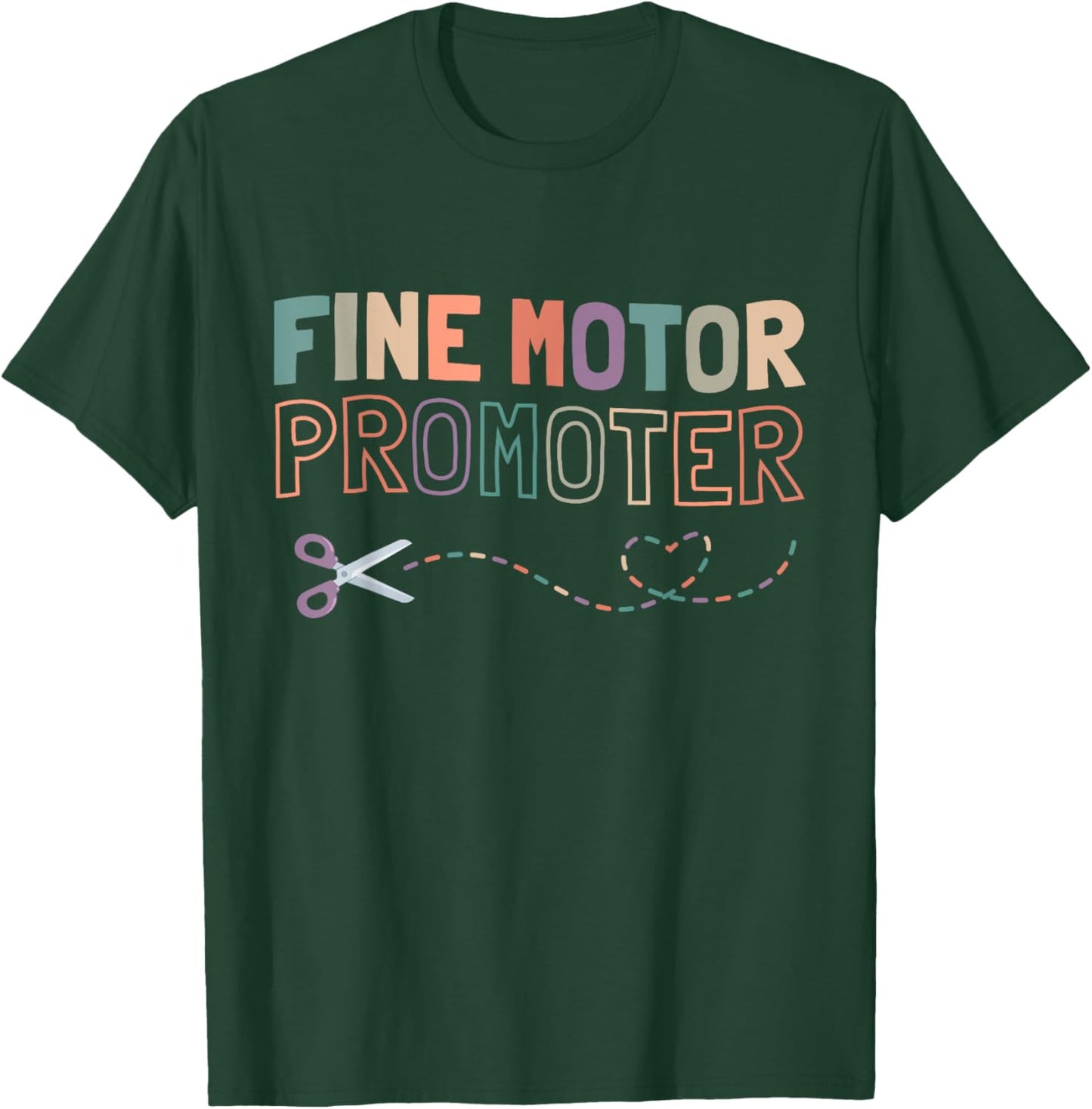 Groovy Fine Motor Promoter Occupational Therapy OT Therapist T-Shirt - T-Shirt | Forest