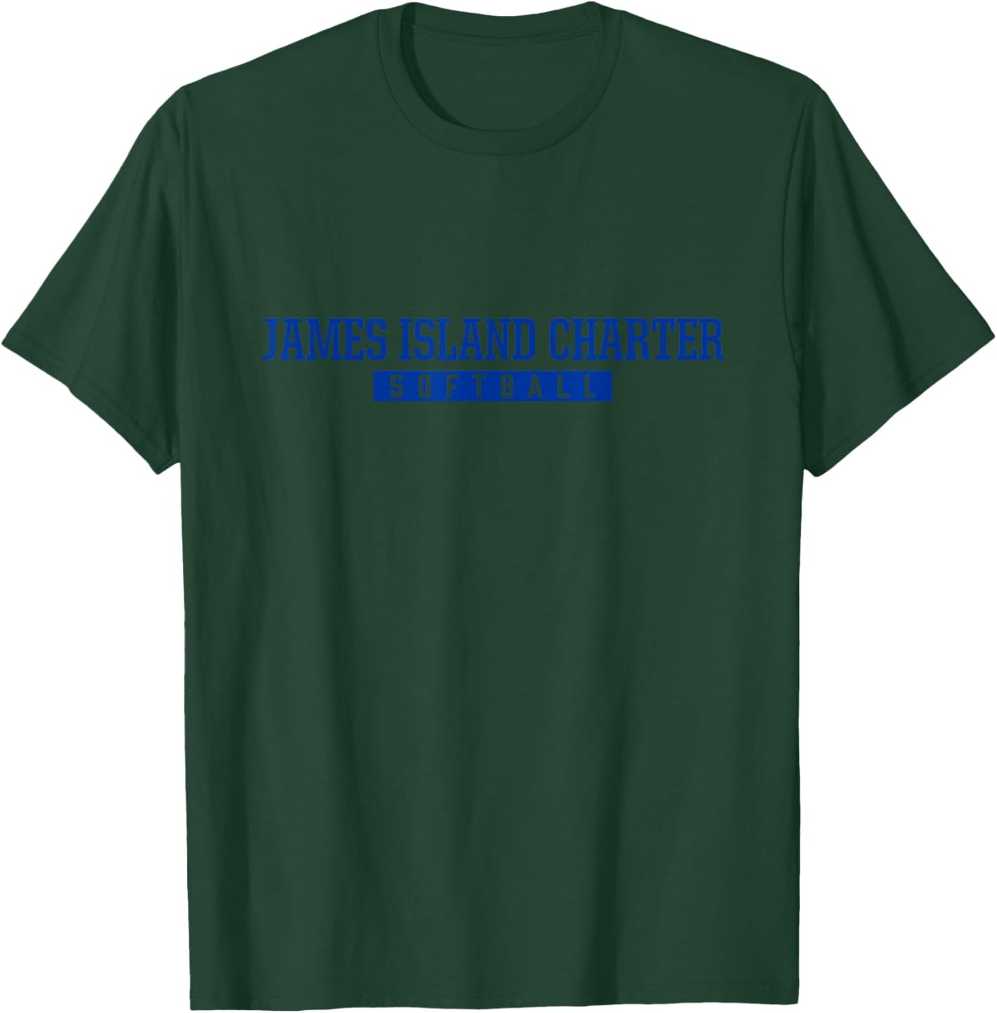 James Island Charter High School Softball T-Shirt - T-Shirt | Forest