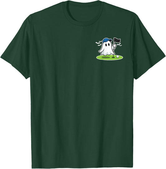 Halloween Golf Spooky Golf boo pocket Golfer T-Shirt - T-Shirt | Forest