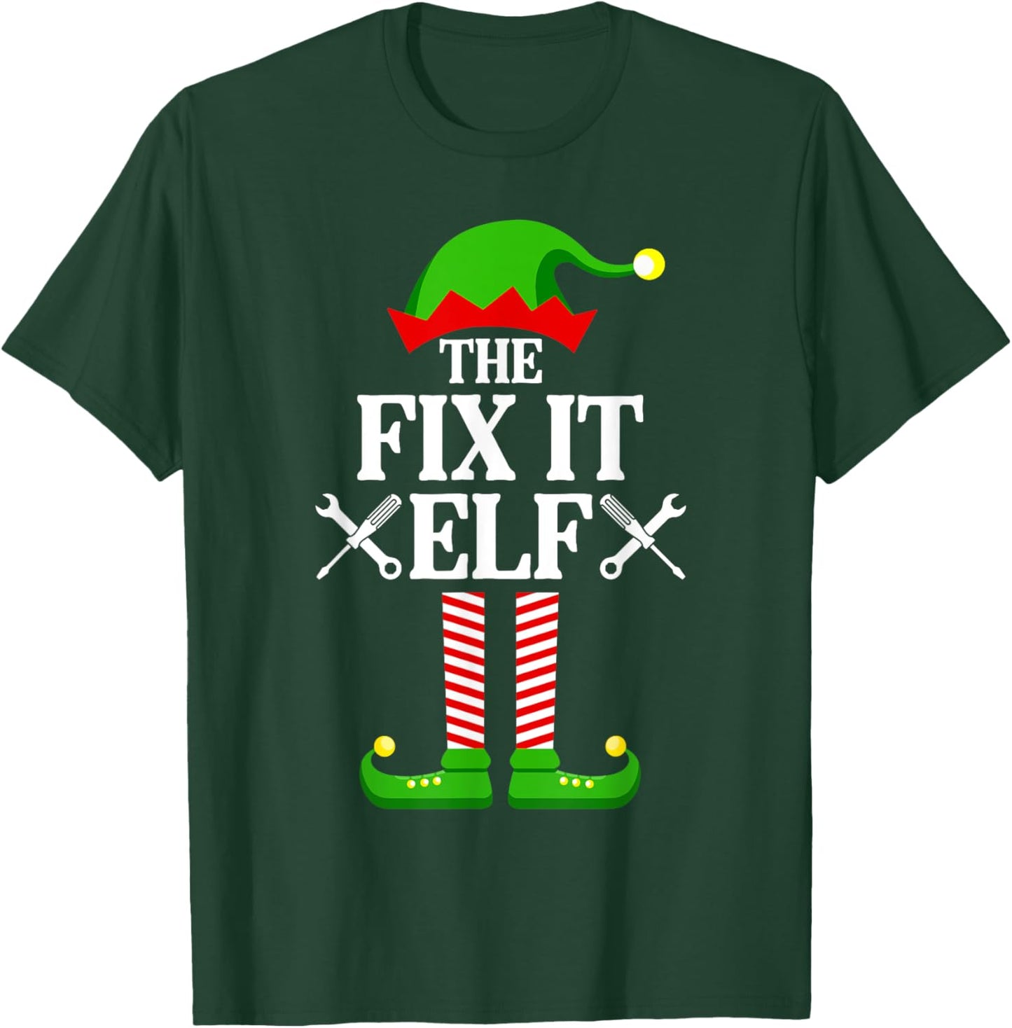 Fix It Elf Family Matching Group Funny Christmas T-Shirt - T-Shirt | Forest