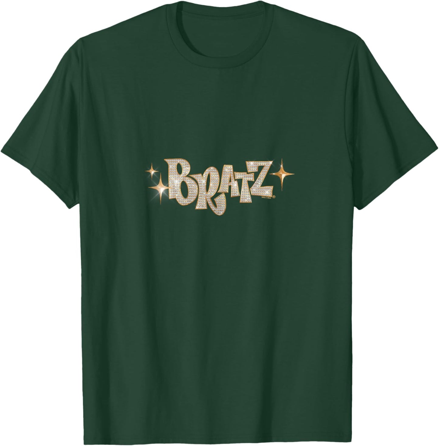 Bratz Classic Logo Bling Vintage T-Shirt - T-Shirt | Forest