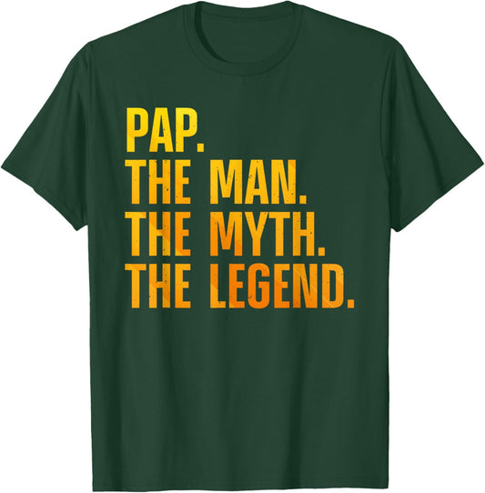 Funny Pap Design For Grandpa Grandfather From Grandkids Pap T-Shirt - T-Shirt | Forest
