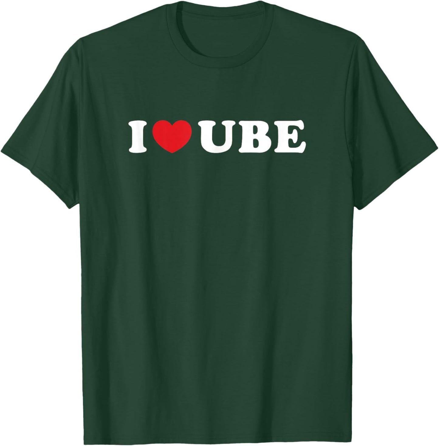 I Love Ube Filipino I Heart Ube T-Shirt - T-Shirt | Forest