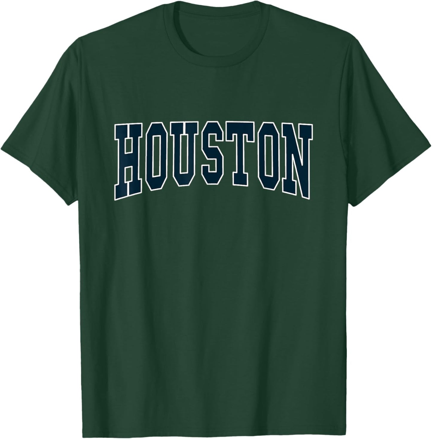 HOUSTON - Throwback Design - Classic T-Shirt - T-Shirt | Forest