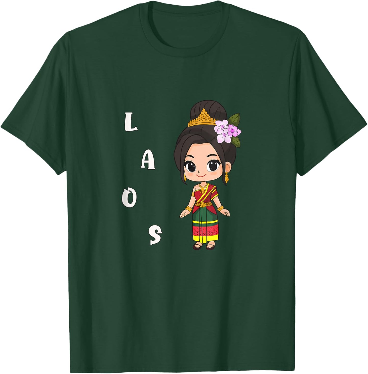 Laos Lao Laotian Happy Lao New Year Pim Mai Lao T-Shirt - T-Shirt | Forest