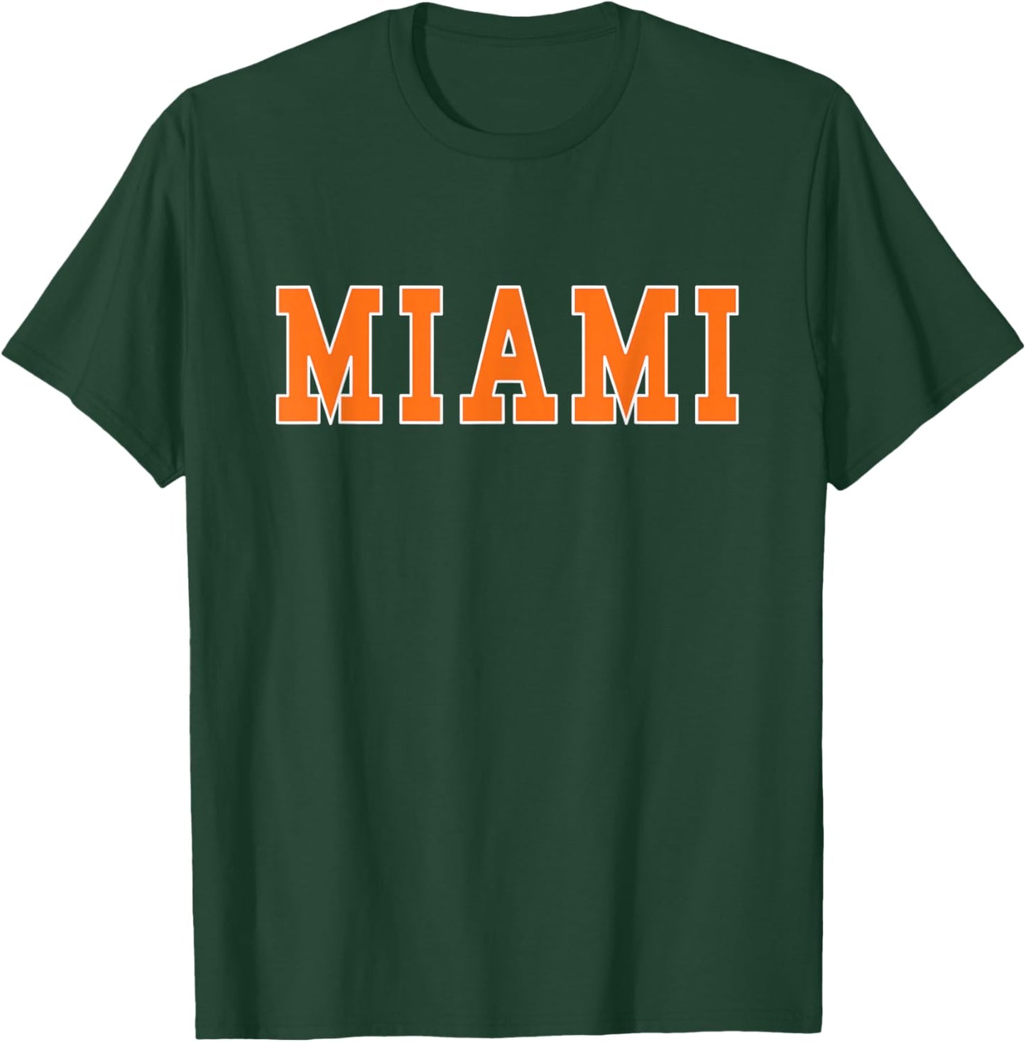 MIAMI - Throwback Design - Classic T-Shirt - T-Shirt | Forest