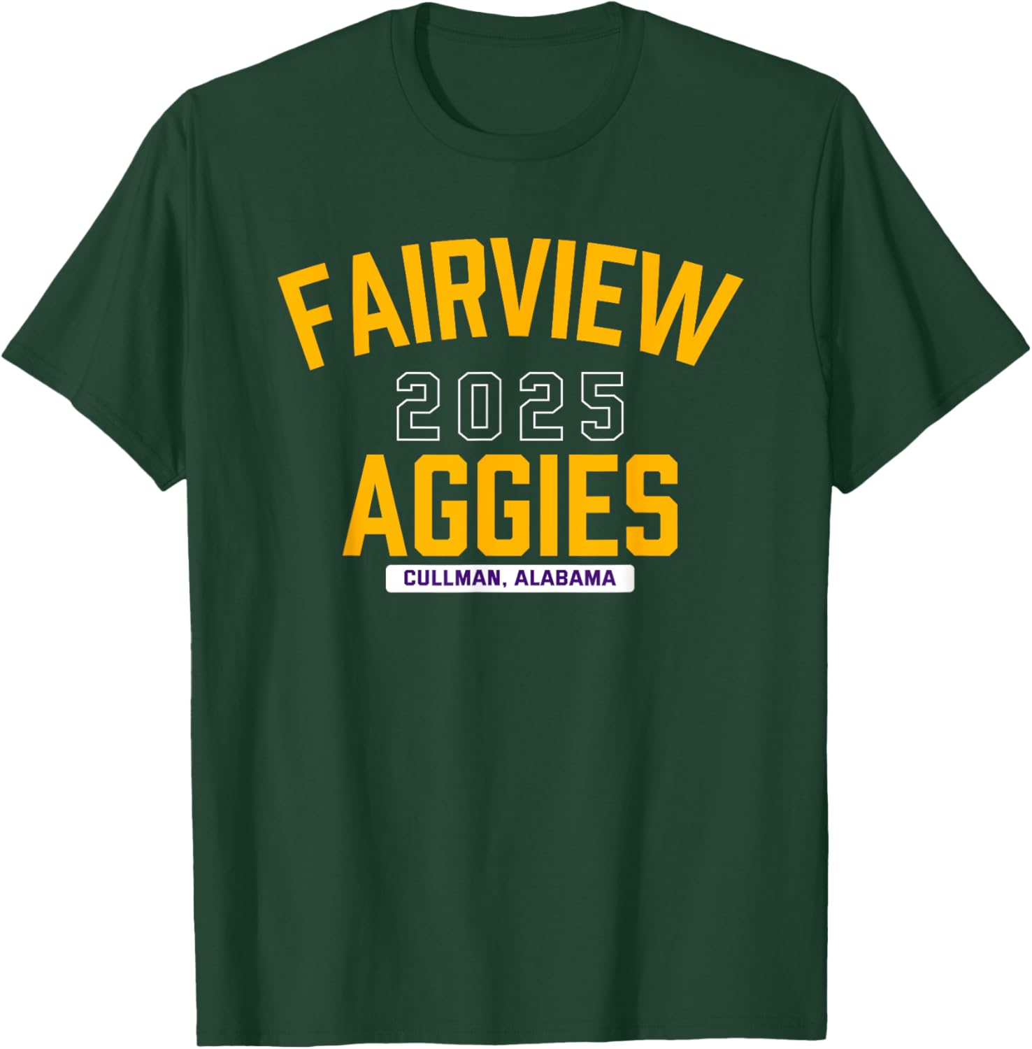 Fairview Aggies Cullman, Alabama 2025 T-Shirt - T-Shirt | Forest
