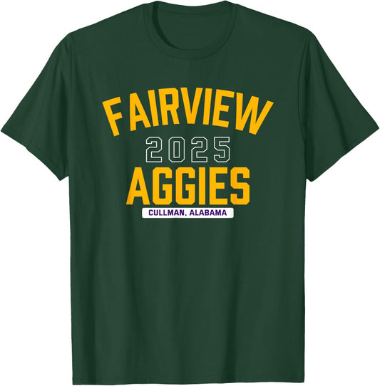 Fairview Aggies Cullman, Alabama 2025 T-Shirt - T-Shirt | Forest