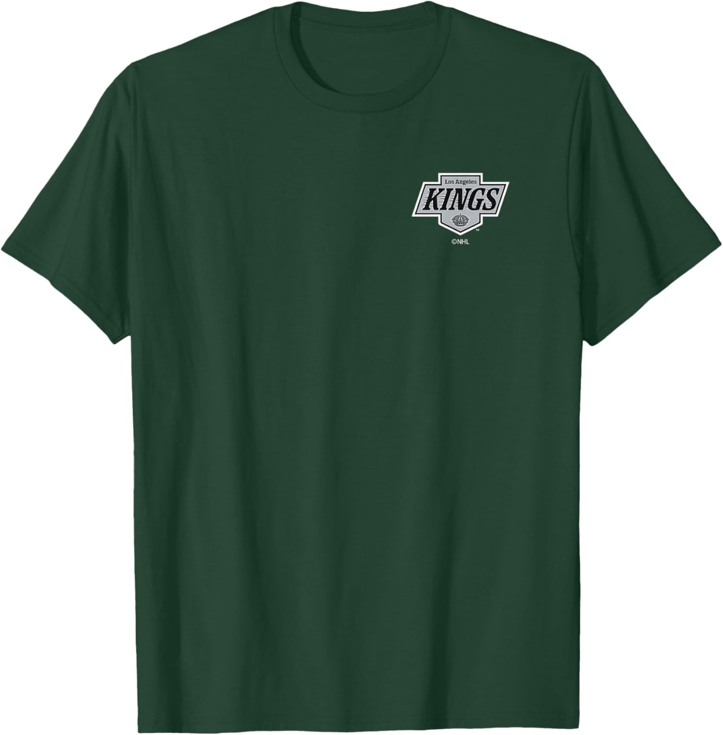 Los Angeles Kings Support Dark Heather Officially Licensed T-Shirt - T-Shirt | Forest