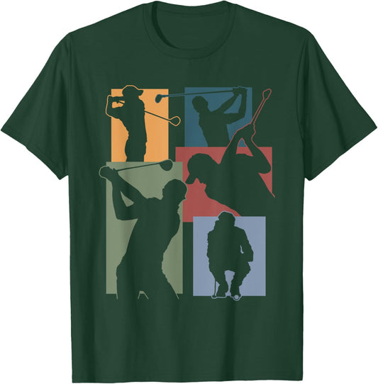 Funny Golf Player Cool Golfer Golfing Game Enthusiast Outfit T-Shirt - T-Shirt | Forest