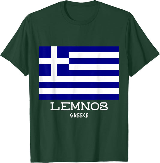 Lemnos Greece Limnos Greek Island Hellas Vacation Souvenir T-Shirt - T-Shirt | Forest