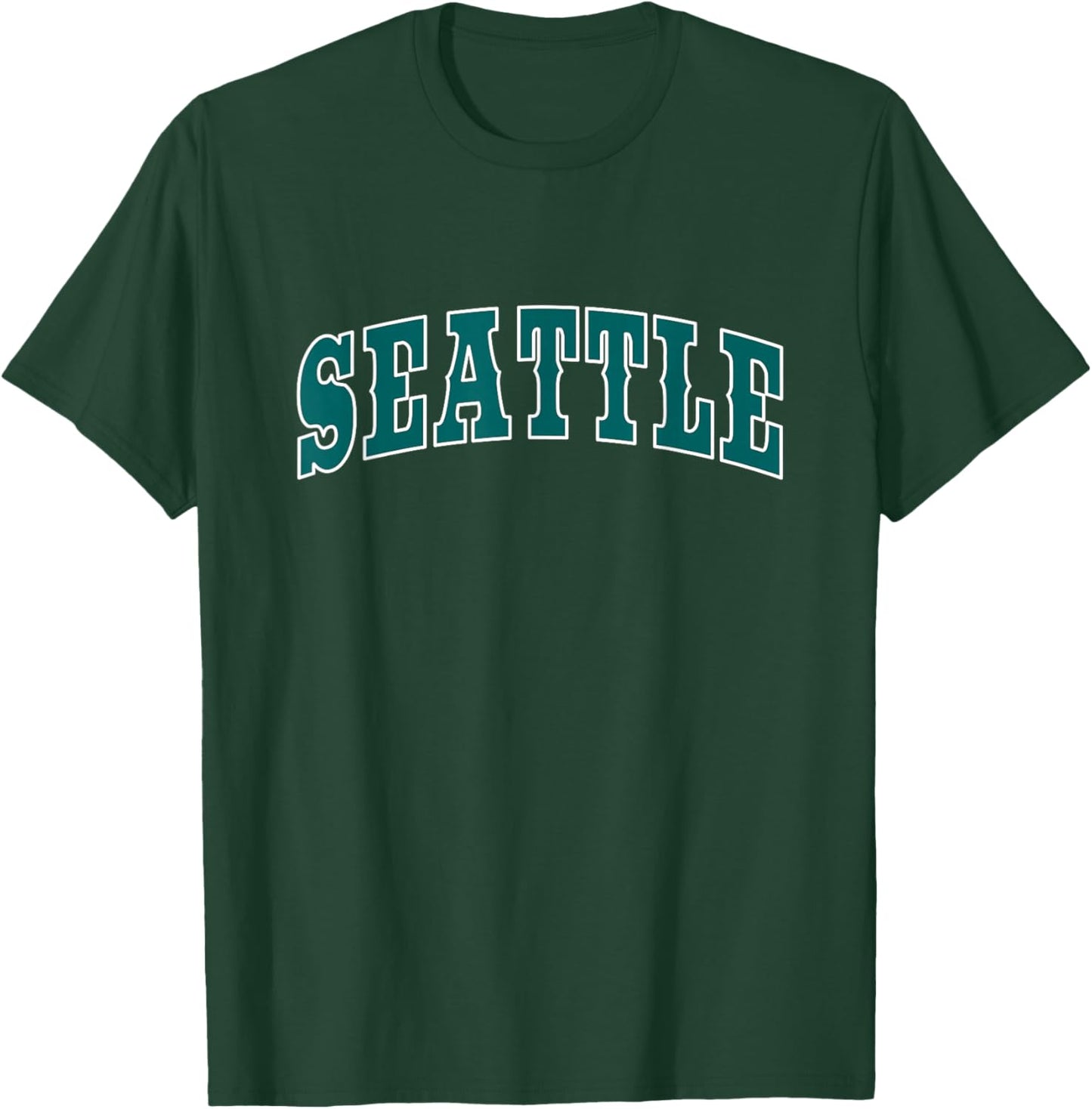 SEATTLE - Throwback Design - Classic T-Shirt - T-Shirt | Forest