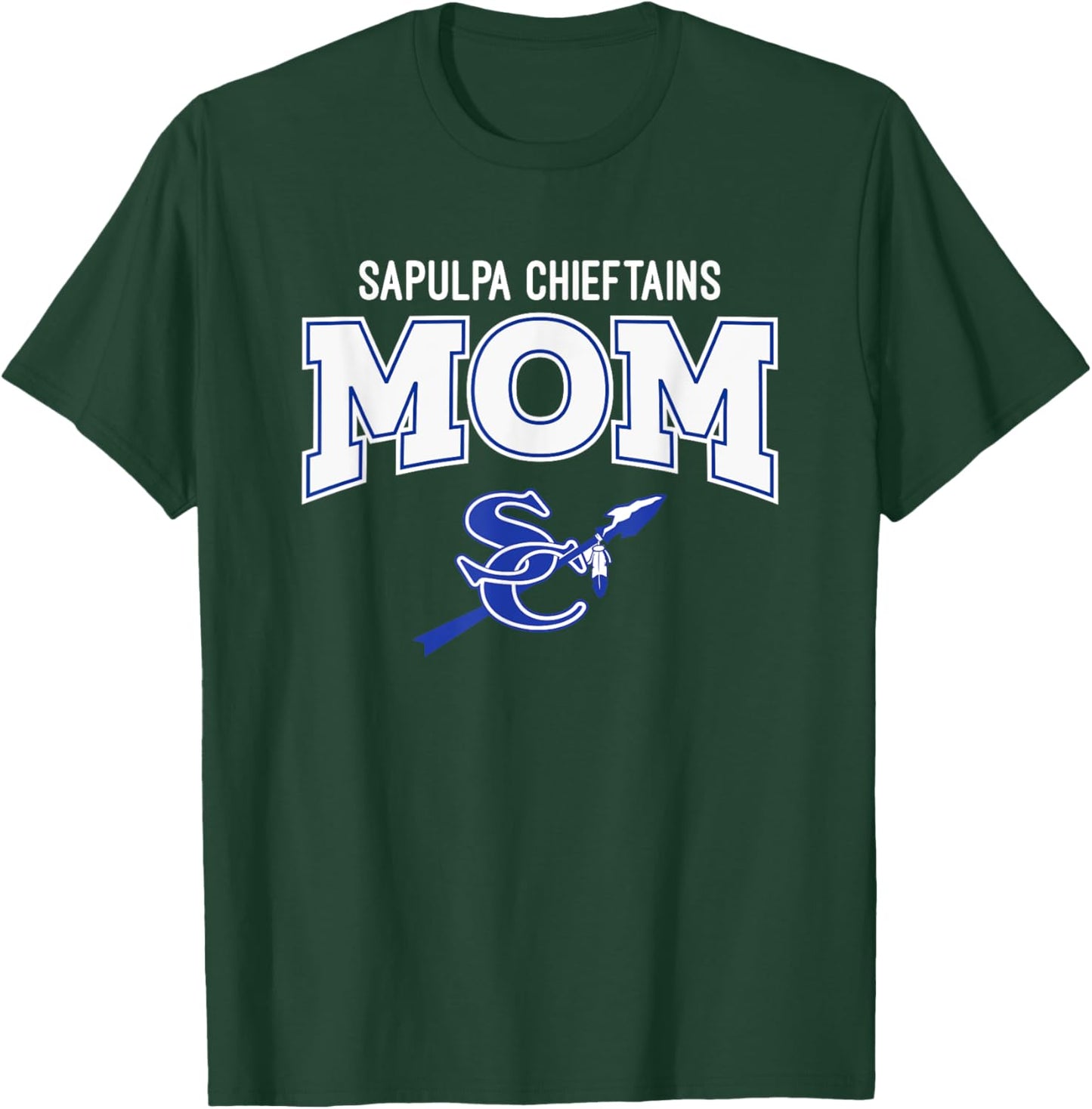 Sapulpa Chieftains Logo Mom HS T-Shirt - T-Shirt | Forest