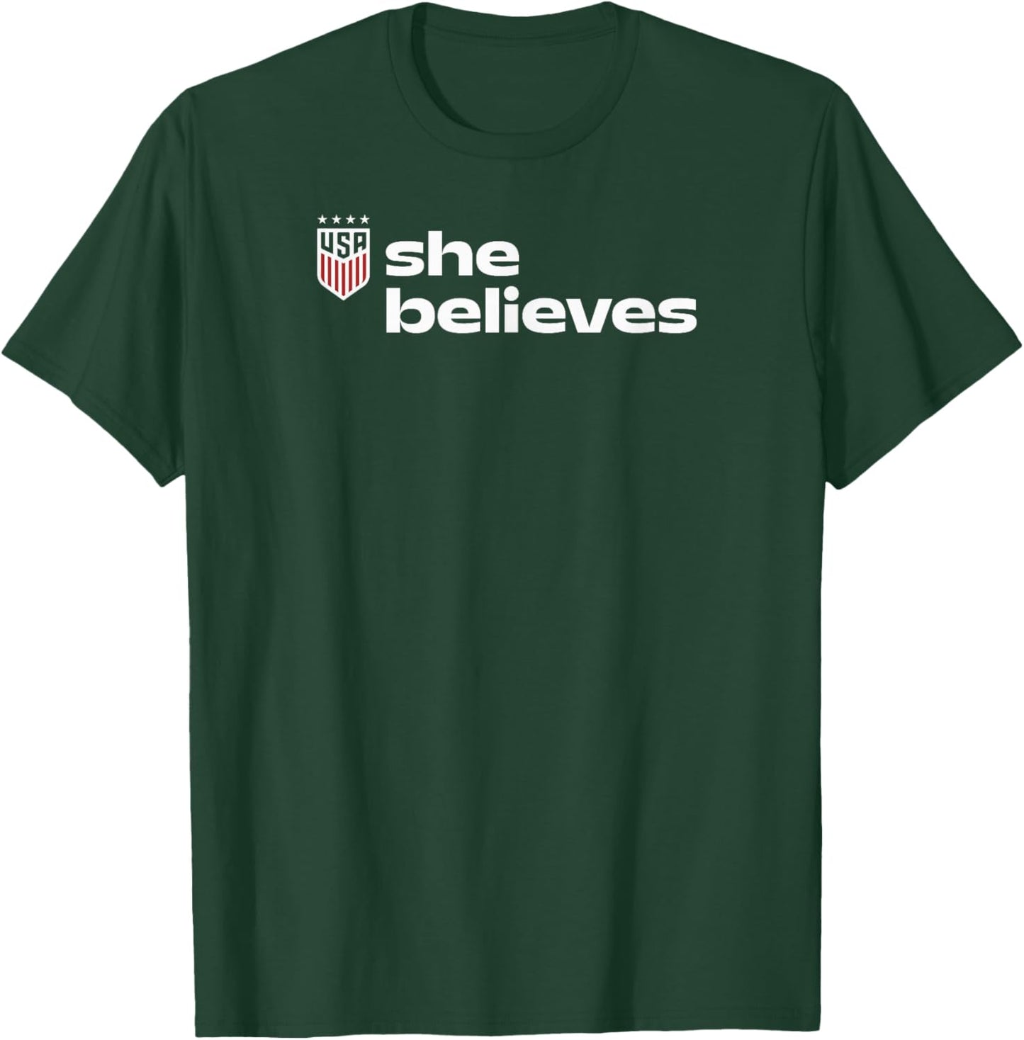 U.S. Soccer USWNT She Believes Cup 2026 Roster T-Shirt - T-Shirt | Forest