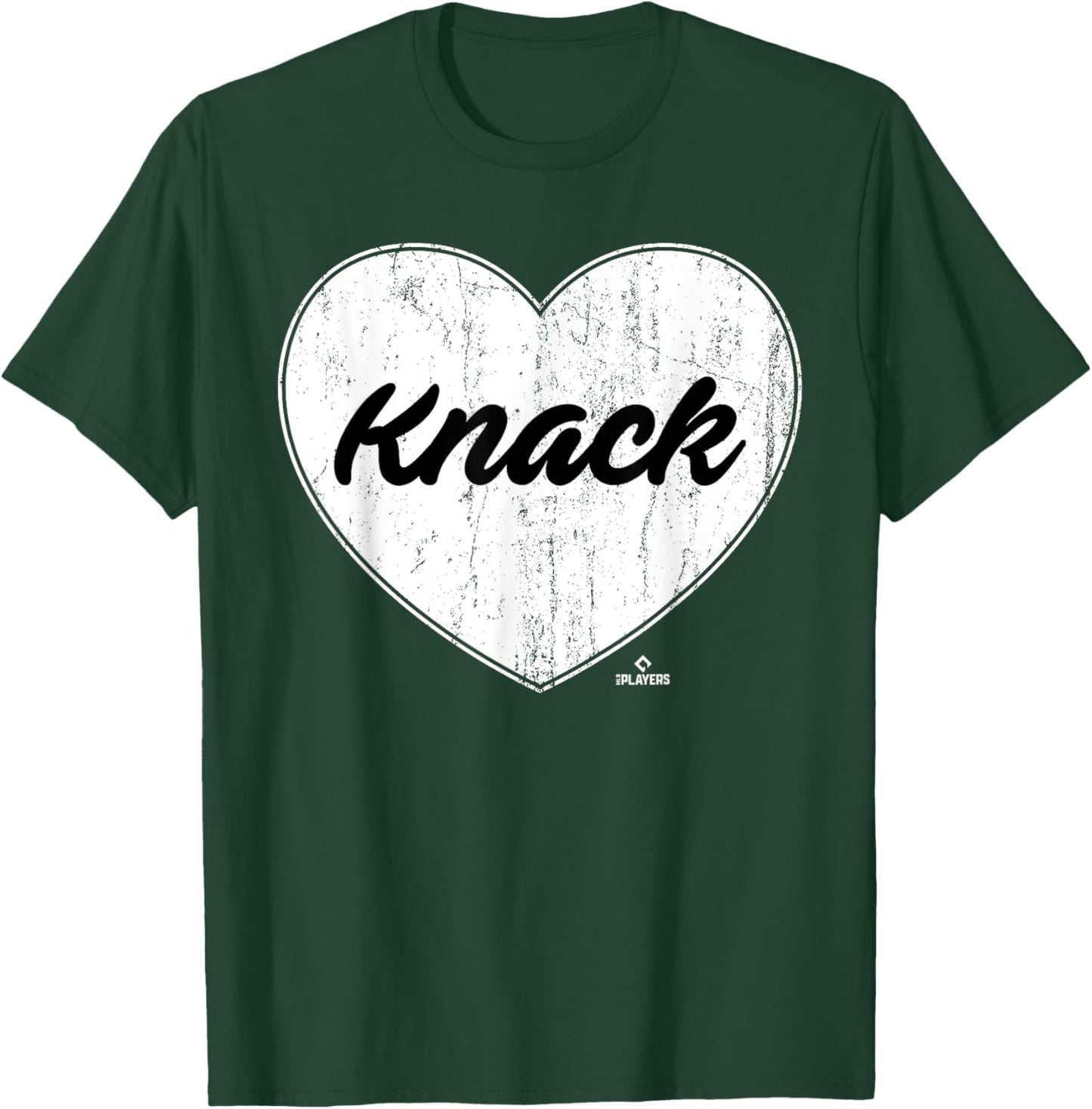 Distressed Heart Landon Knack Prospect Baseball Fan Gear T-Shirt - T-Shirt | Forest