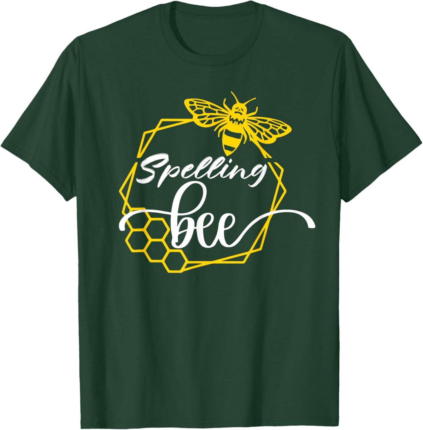 Spelling Bee Funny Halloween Costume for Teachers T-Shirt - T-Shirt | Forest