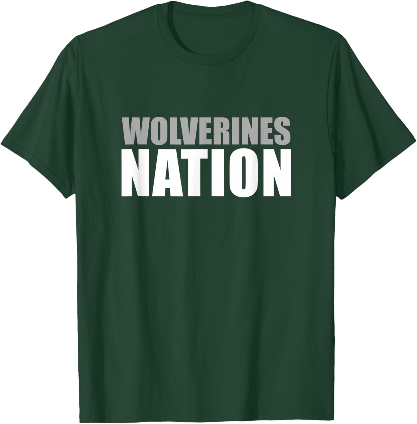 Overton Wolverines Nation HS T-Shirt - T-Shirt | Forest