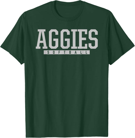 Arbor View Aggies Softball HS T-Shirt - T-Shirt | Forest