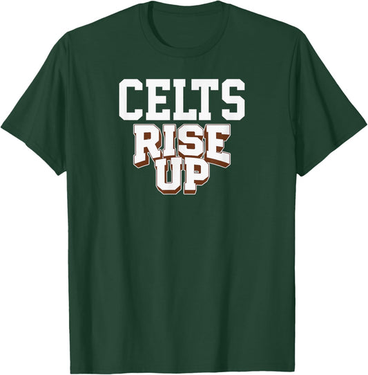 Crespi Carmelite Celts Rise Up HS T-Shirt - T-Shirt | Forest