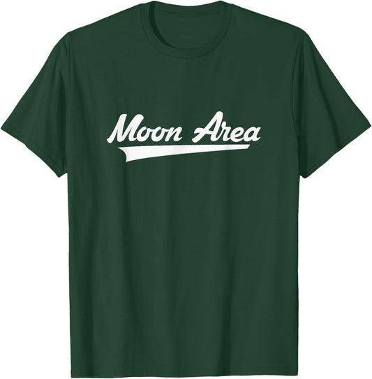 Moon Area High School Vintage Swoosh T-Shirt - T-Shirt | Forest