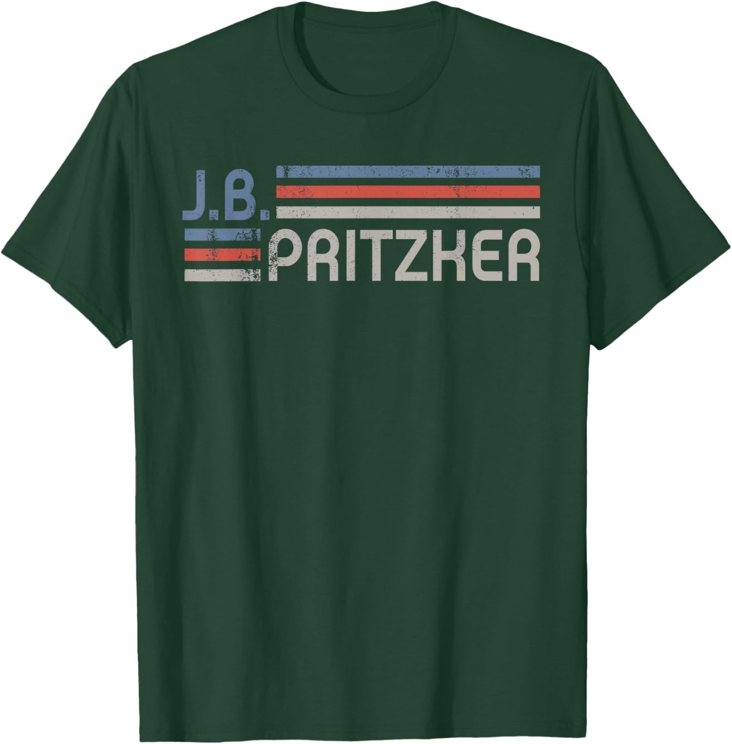 Vintage J.B.Pritzker 2028, J.B Pritzker For President 2028 T-Shirt - T-Shirt | Forest