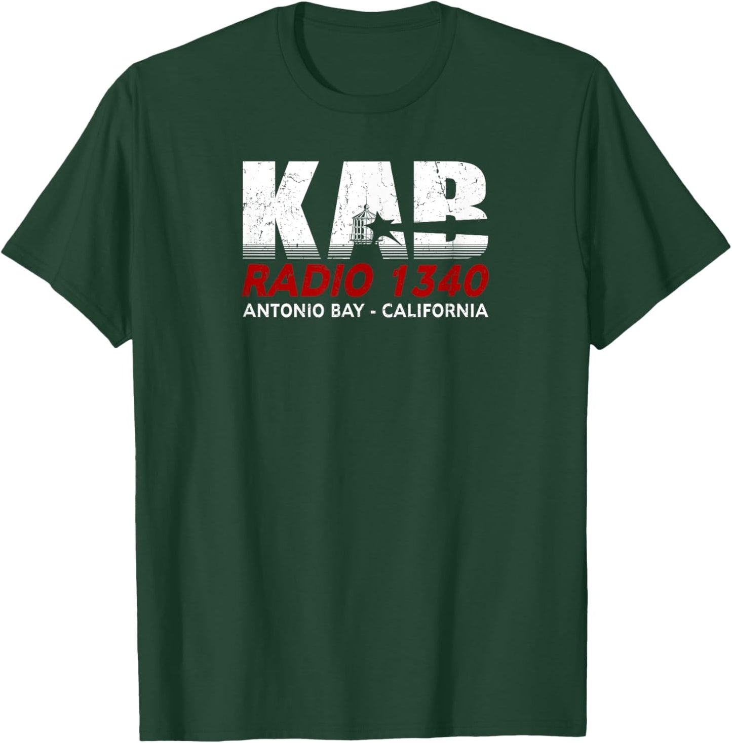 Dereliction of duty -Adults KAB Radio 1340 Antonio Bay - Pre-distressed - The Fog T-Shirt - T-Shirt | Forest