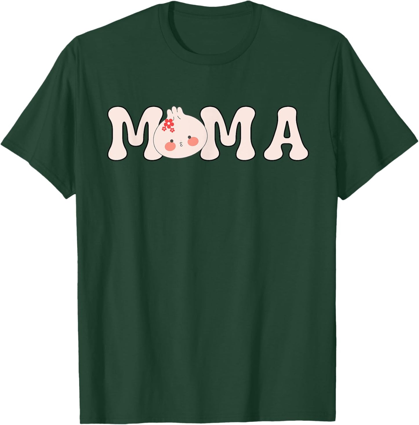 Mama Of The Dumpling First Birthday Baby Matching Top T-Shirt - T-Shirt | Forest