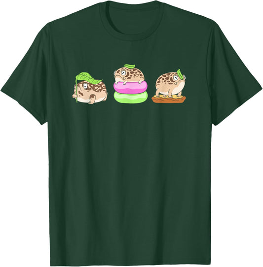 Cute Desert Rain Frog Lover Three Frogs T-Shirt - T-Shirt | Forest