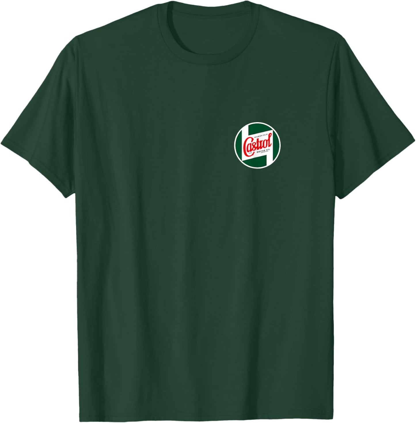 Castrol Liquid Engineering Classic Logo PAPL1317 T-Shirt - T-Shirt | Forest