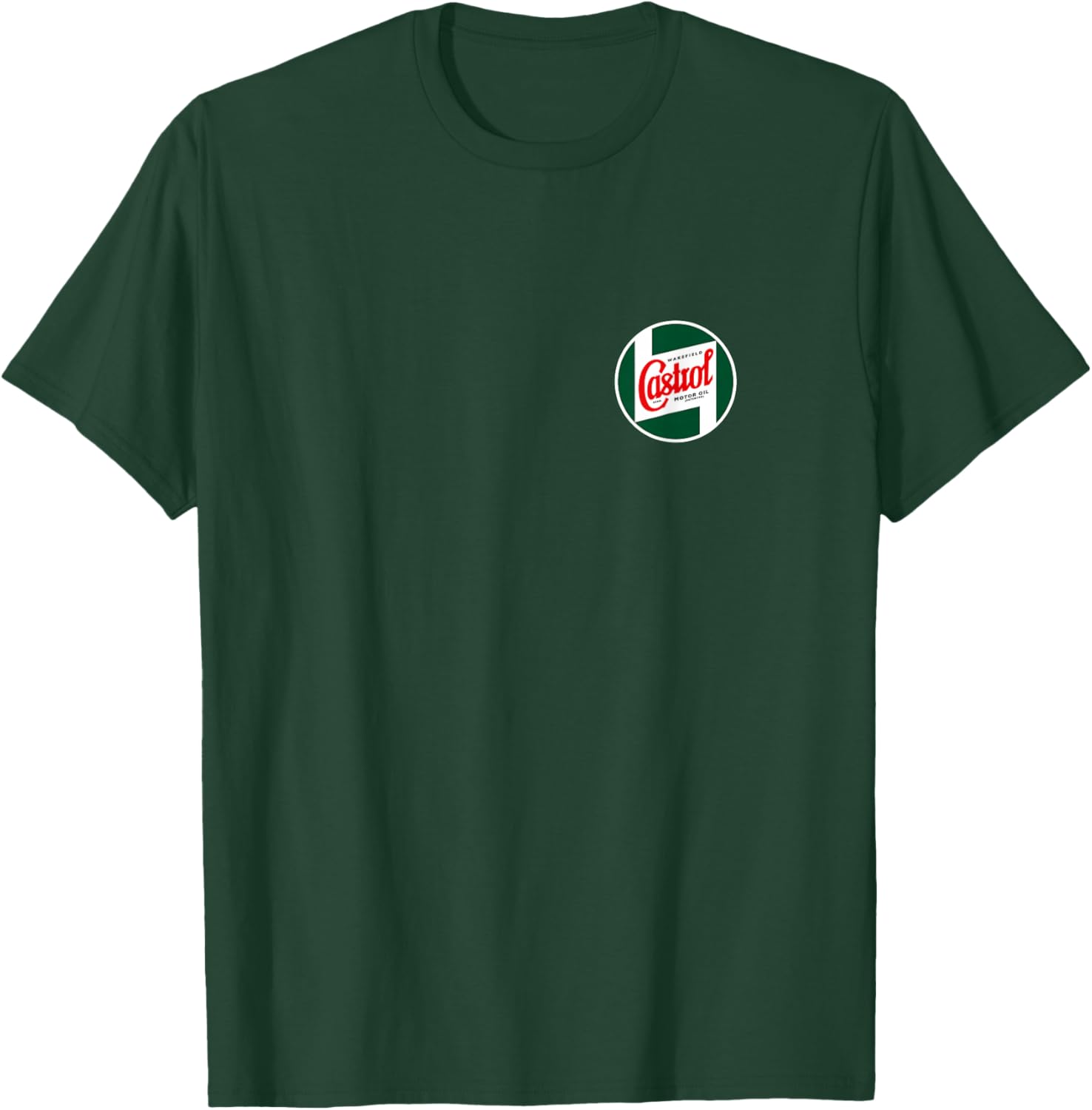 Castrol Liquid Engineering Classic Logo PAPL1317 T-Shirt - T-Shirt | Forest