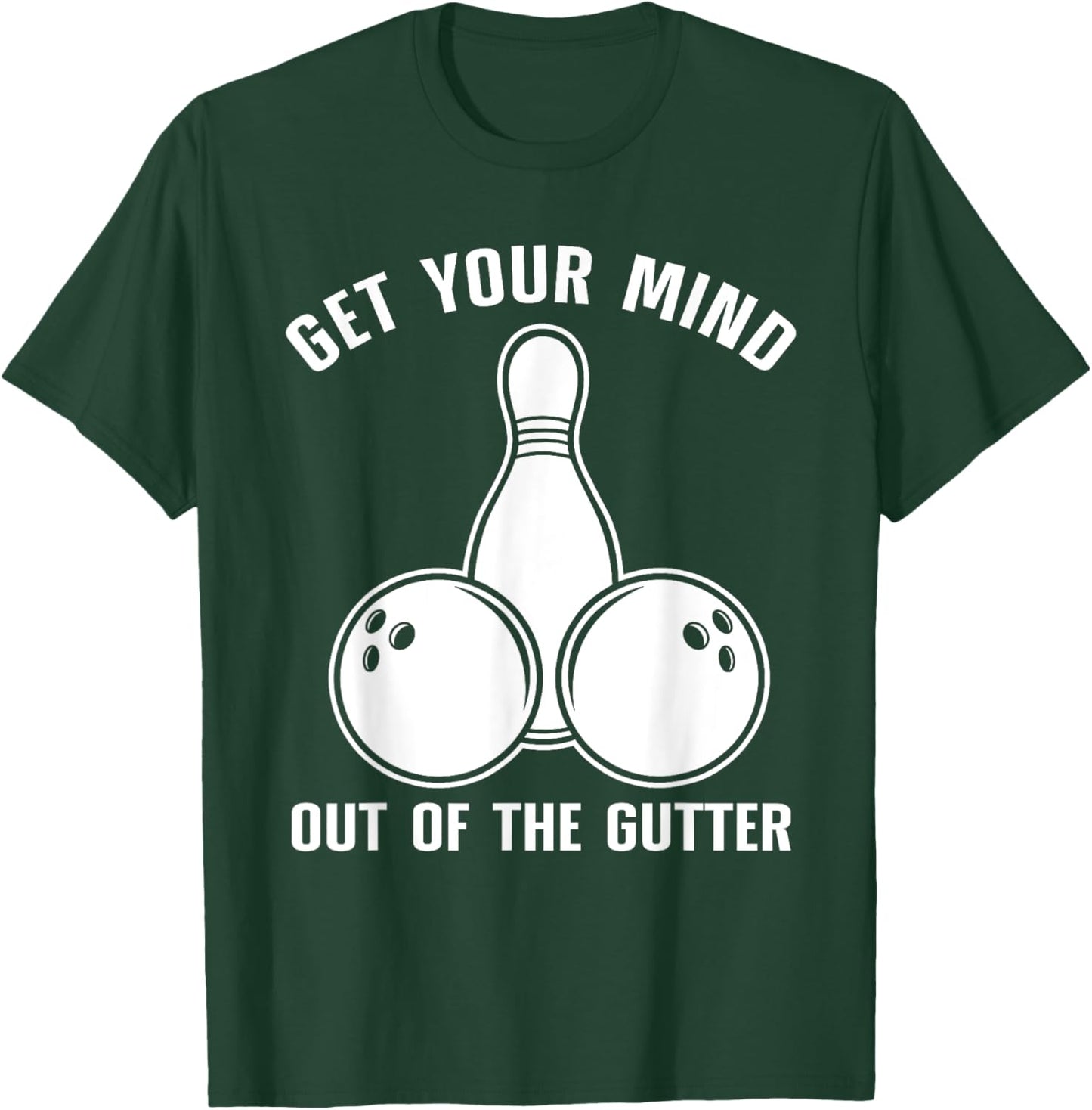 Funny Bowling Design Women Kids Bowling Lover Bowler T-Shirt - T-Shirt | Forest