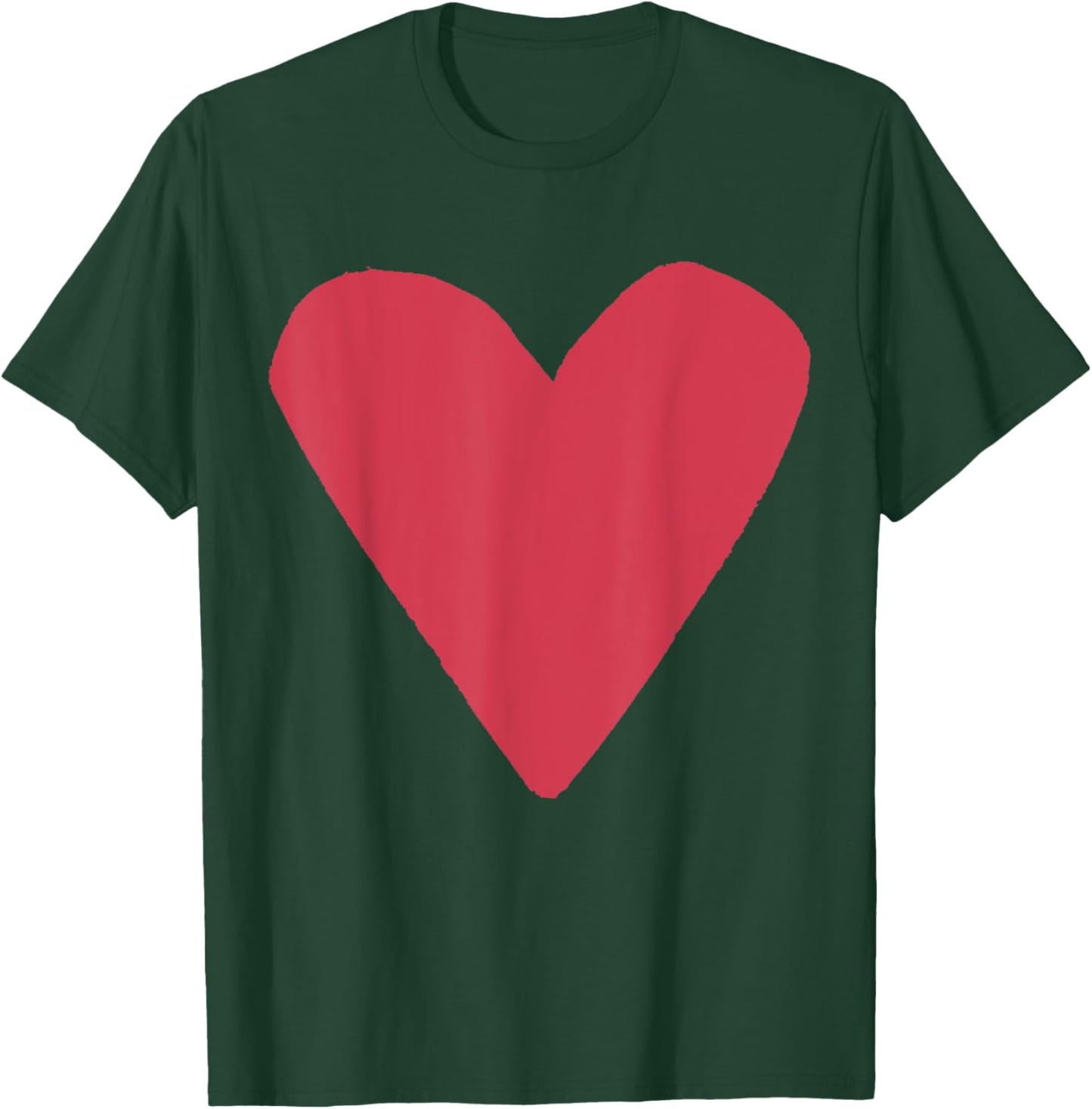 Red Heart Purple T-Shirt - T-Shirt | Forest