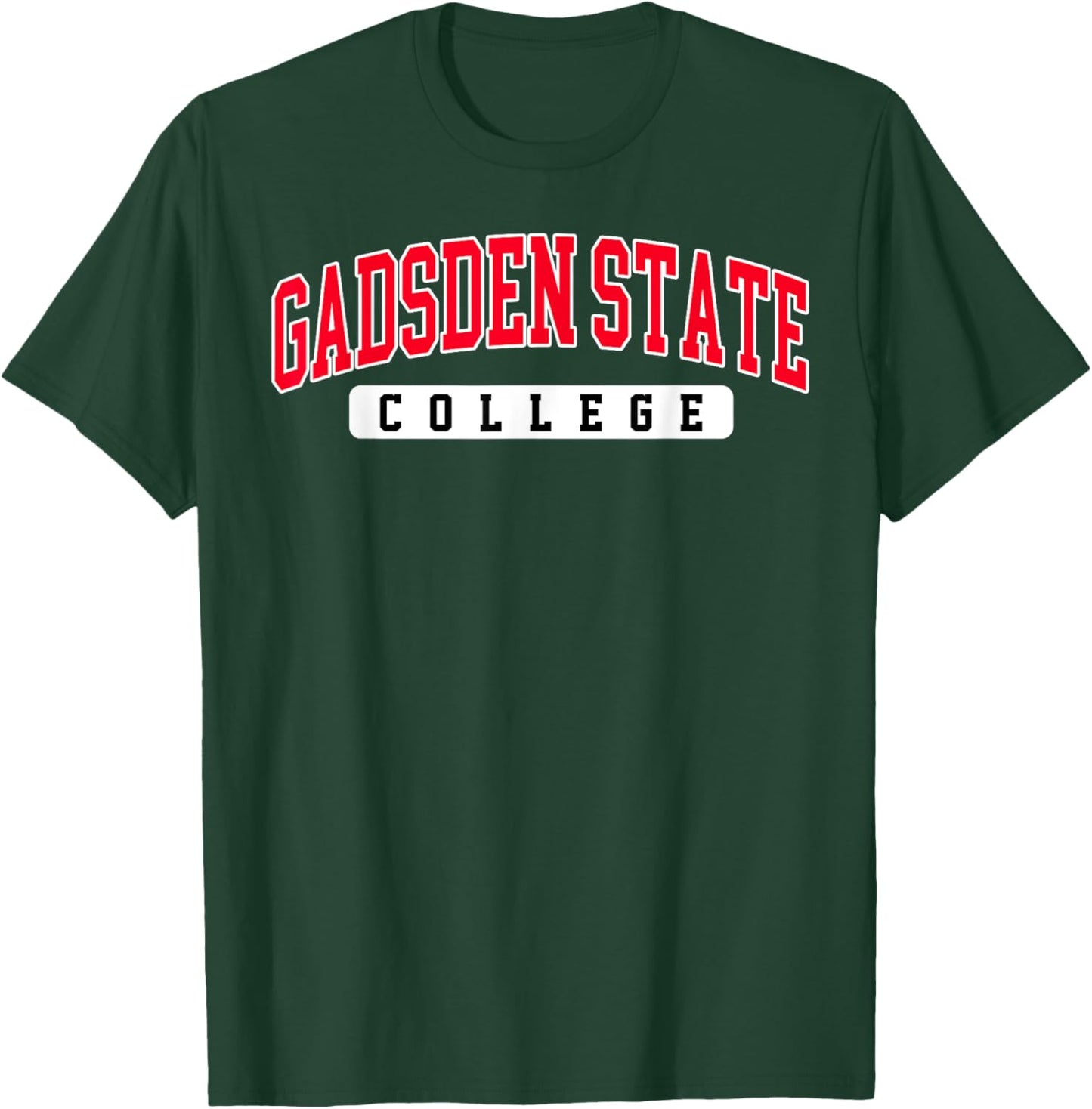 Gadsden State Community College Arch Vintage Sports Design T-Shirt - T-Shirt | Forest