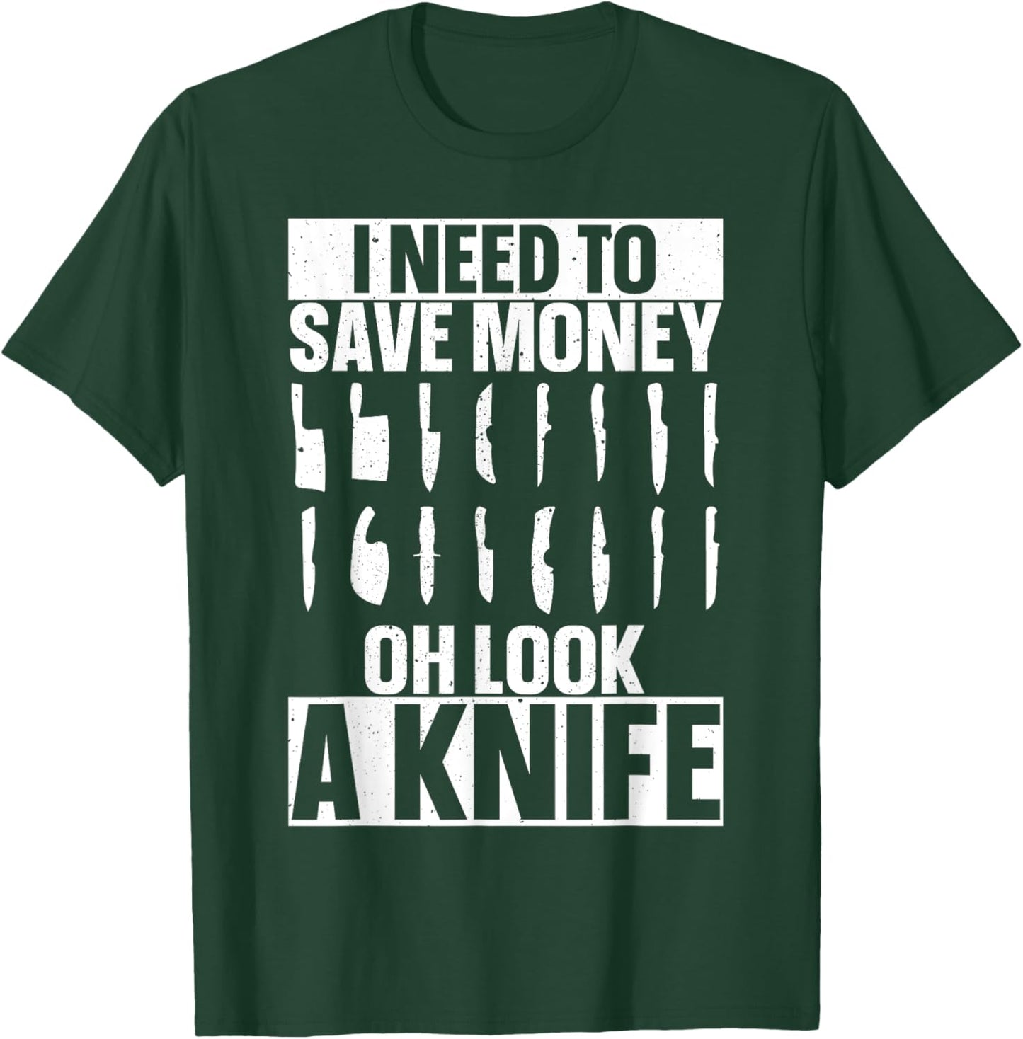 Funny Knife Collector Art Women Pocket Knife Lover T-Shirt - T-Shirt | Forest