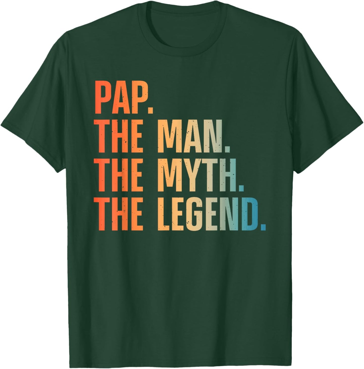 Funny Pap Design For Grandpa Grandfather From Grandkids Pap T-Shirt - T-Shirt | Forest