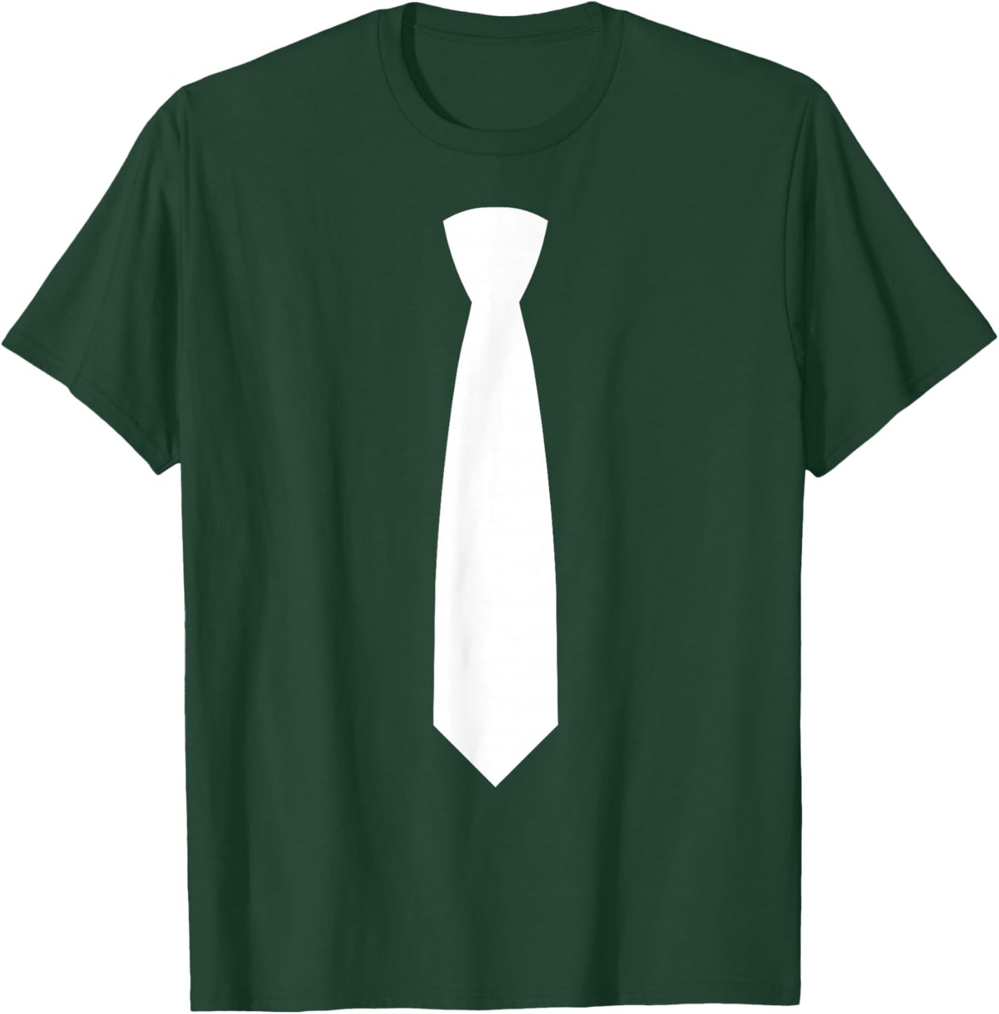 Tie On It Business Dress Code Elegant Costume Fun White Tie T-Shirt - T-Shirt | Forest