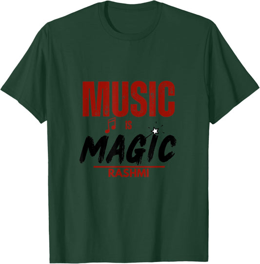 Music is Magic - Rashmi T-Shirt - T-Shirt | Forest