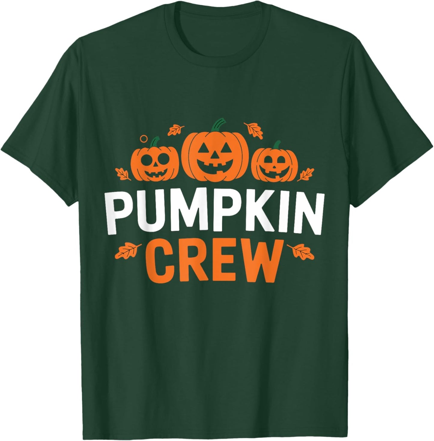 Pumpkin Crew Funny Matching Pumpkin Patch Family T-Shirt - T-Shirt | Forest
