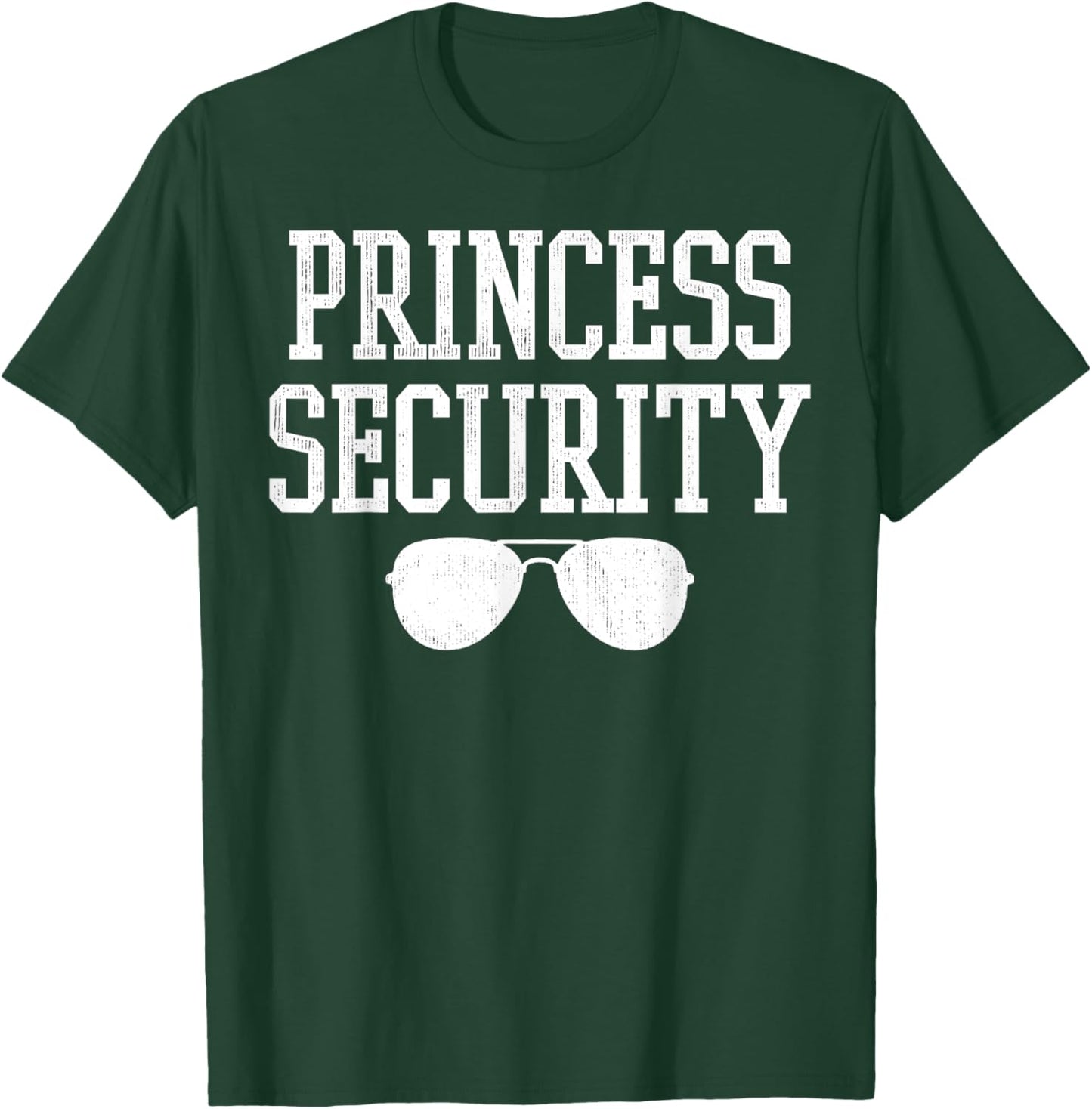 Halloween Dad Mom Daughter Adult Costume Princess Security T-Shirt - T-Shirt | Forest