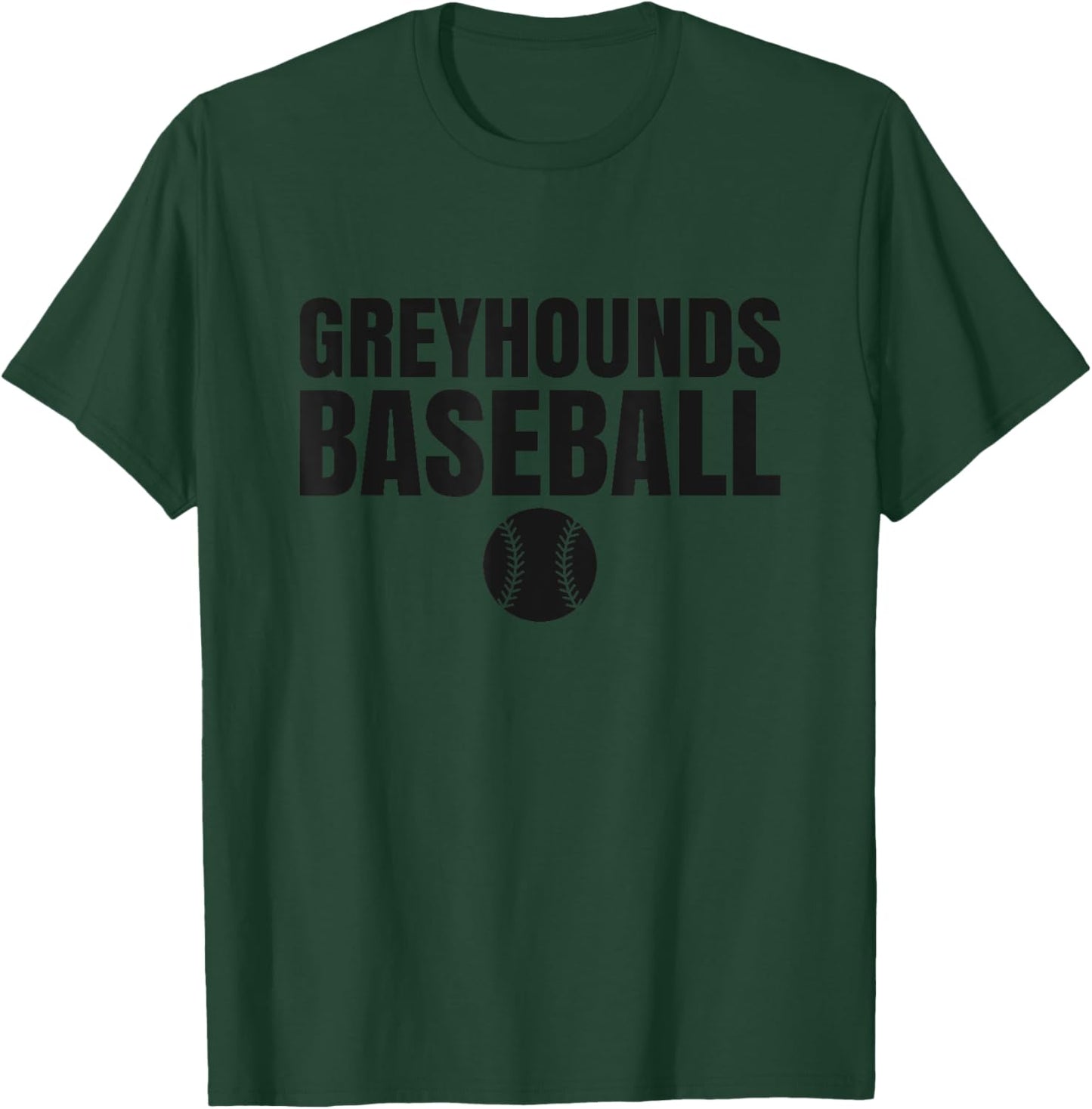Paris Greyhounds Baseball T-Shirt - T-Shirt | Forest