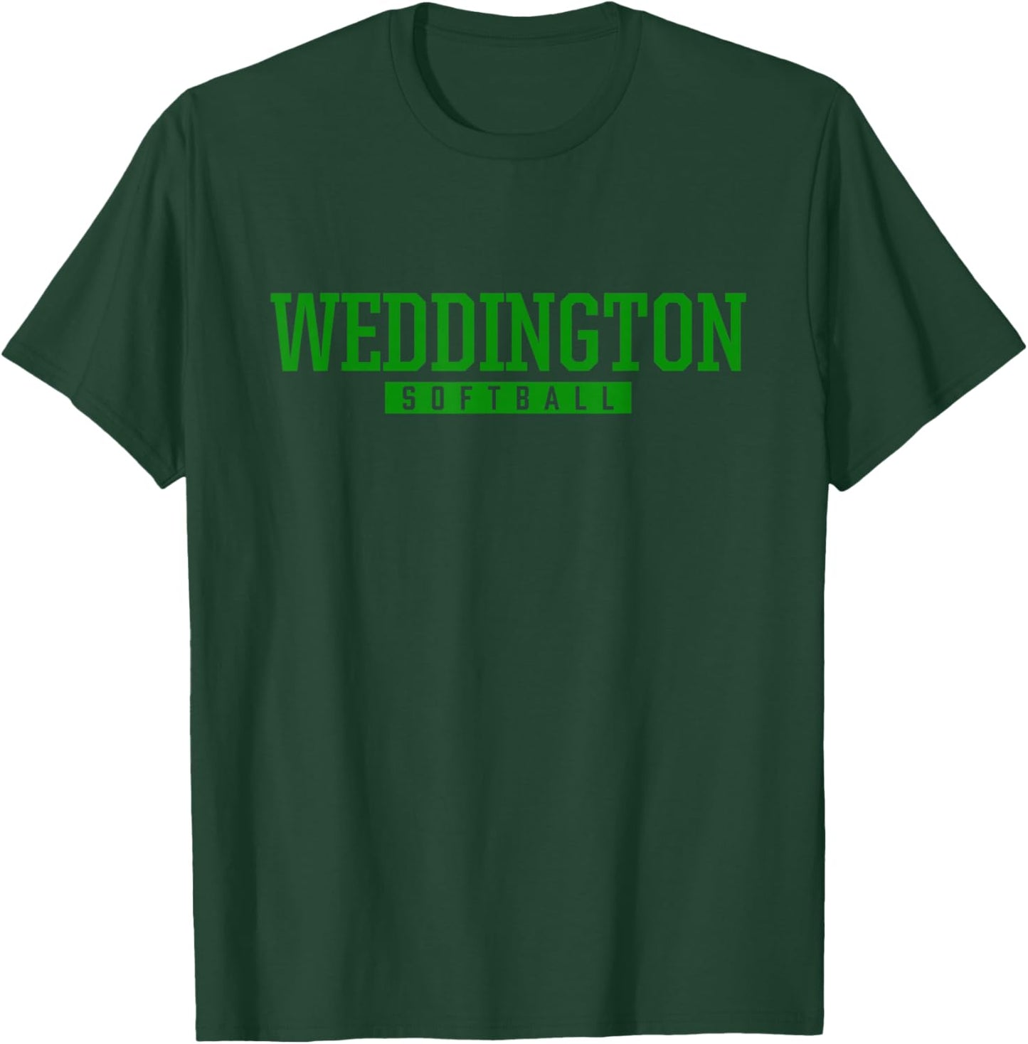 Weddington High School Softball T-Shirt - T-Shirt | Forest