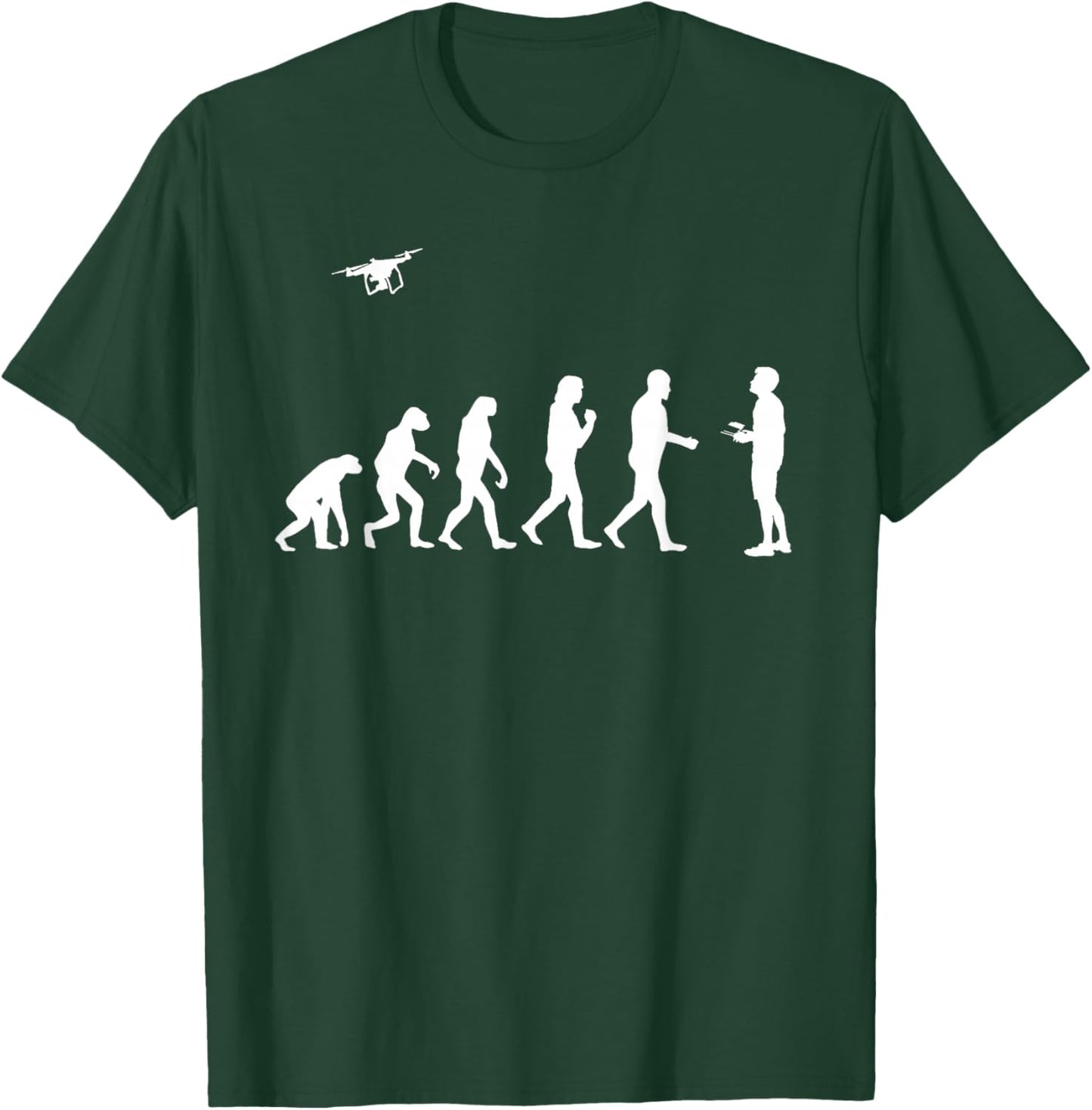 Drone Pilot Art Women Drone Enthusiast Drone Lover T-Shirt - T-Shirt | Forest