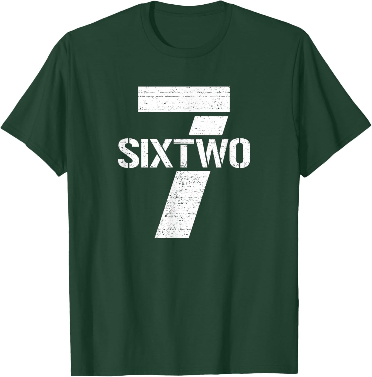 Seven Six Two Gun Caliber 7.62 mm Bullet Gun 7.62 T-Shirt - T-Shirt | Forest