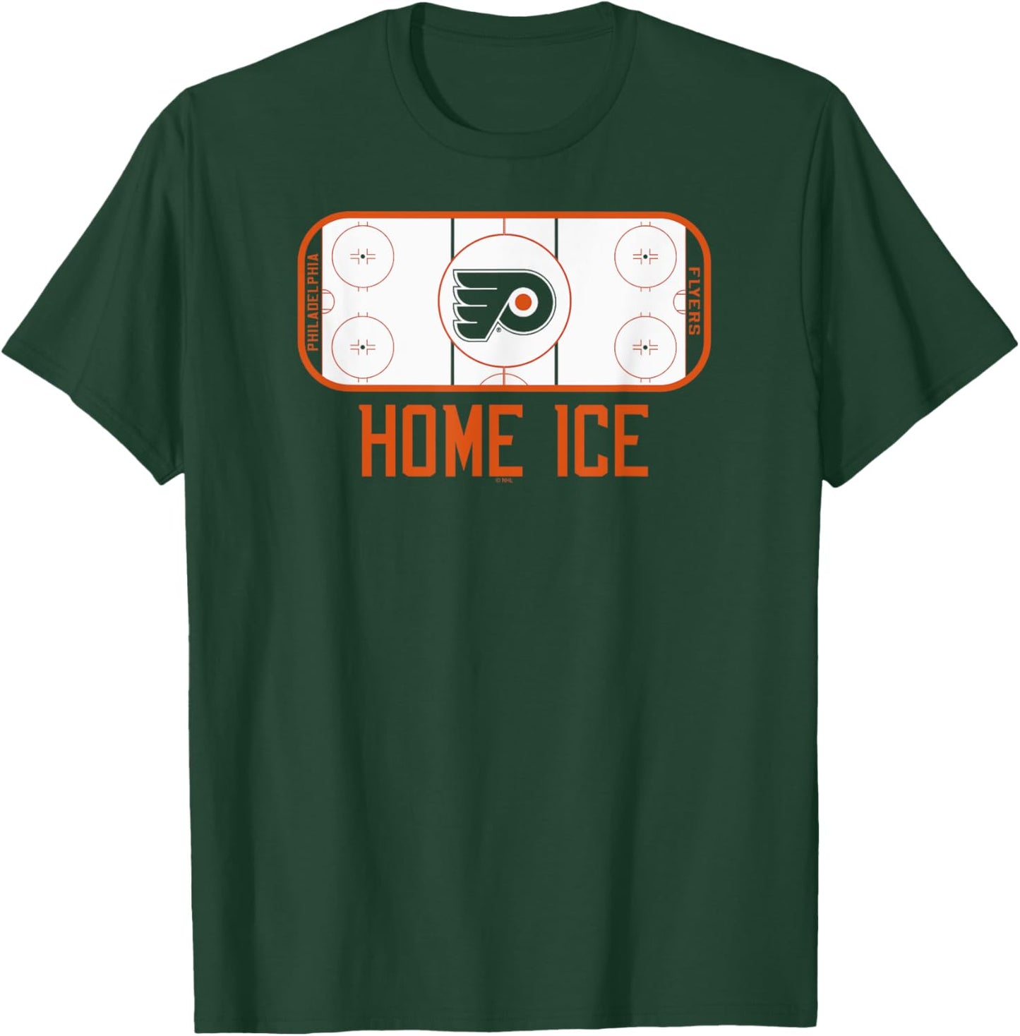 Philadelphia Flyers Home Ice Black Officially Licensed T-Shirt - T-Shirt | Forest